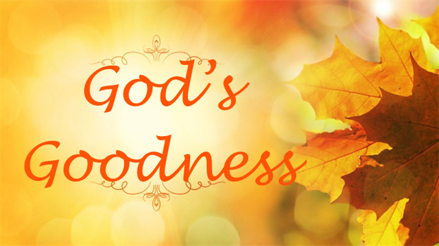 GOD's goodness - Romans 11:33 - About My FATHER's Business Evangelistic ...